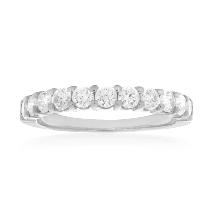 0.40 Carat Diamond “Eden” Eternity Ring in 18ct White Gold