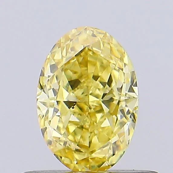 0.56 Carat Oval Shaped, Very Good Cut, VVS2 Clarity, IGI Certified Lab Grown Diamond