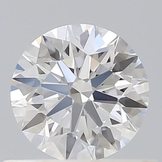 0.58 Carat Round Shaped, Ideal Cut, D Color, VS1 Clarity, IGI Certified Lab Grown Diamond