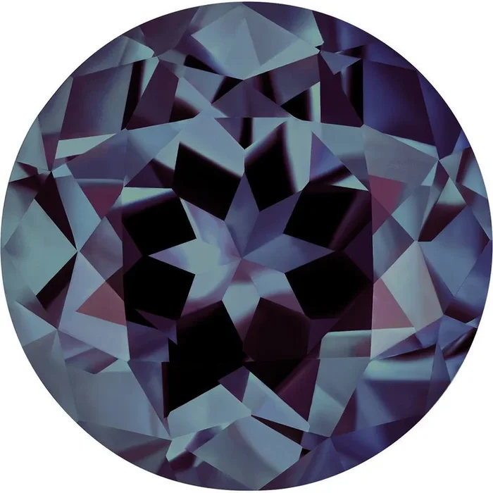 0.60 Carat Round Cut Lab-Created Alexandrite