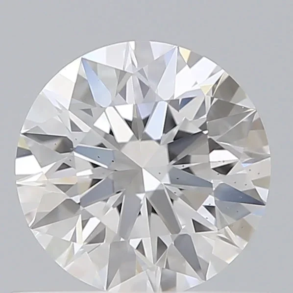 0.71 Carat Round Shaped, Ideal Cut, D Color, VS2 Clarity, IGI Certified Lab Grown Diamond