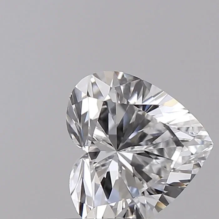 0.72 Carat Heart Shaped, Ideal Cut, D Color, VVS1 Clarity, IGI Certified Lab Grown Diamond