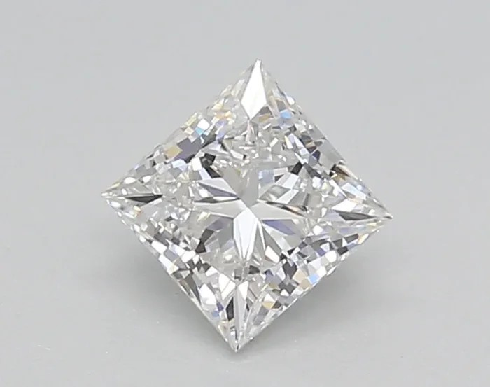 0.73 Carat Princess Shaped, Ideal Cut, E Color, VS1 Clarity, IGI Certified Lab Grown Diamond