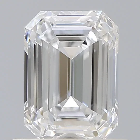 0.90 Carat Emerald Shaped, Very Good Cut, D Color, VS2 Clarity, IGI Certified Lab Grown Diamond