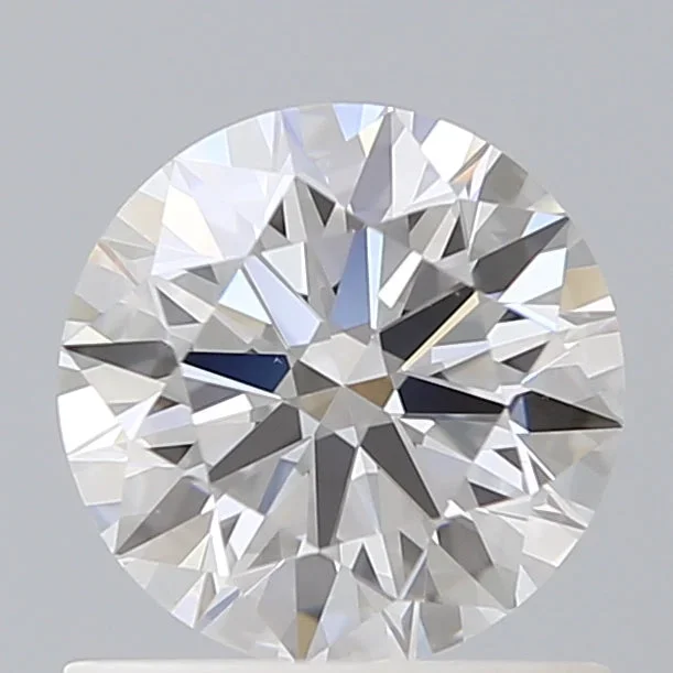 0.90 Carat Round Shaped, Ideal Cut, D Color, VS1 Clarity, IGI Certified Lab Grown Diamond