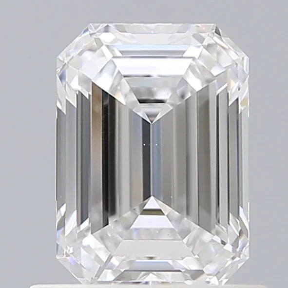 0.91 Carat Emerald Shaped, Very Good Cut, D Color, VS1 Clarity, IGI Certified Lab Grown Diamond