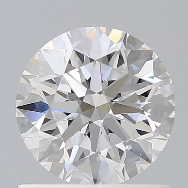 0.95 Carat Round Shaped, Ideal Cut, D Color, VS2 Clarity, IGI Certified Lab Grown Diamond