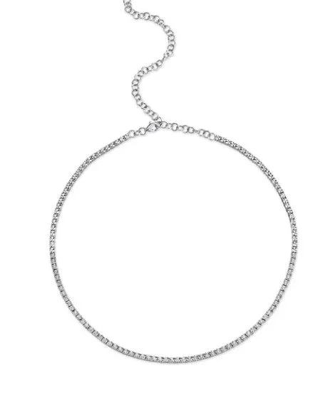 0.95CT DIAMOND TENNIS NECKLACE