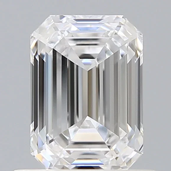 0.96 Carat Emerald Shaped, Very Good Cut, D Color, VS1 Clarity, IGI Certified Lab Grown Diamond