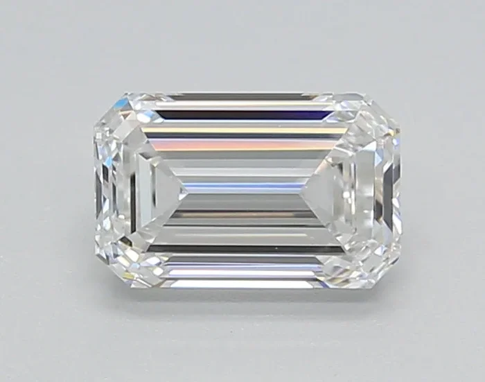 1.00 Carat Emerald Shaped, Excellent Cut, E Color, VS1 Clarity, IGI Certified Lab Grown Diamond