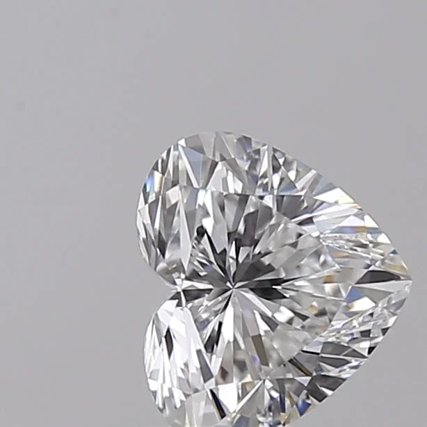 1.01 Carat Heart Shaped, Ideal Cut, D Color, VVS1 Clarity, IGI Certified Lab Grown Diamond