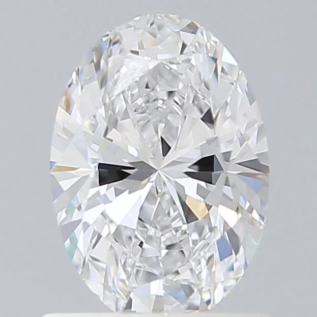 1.04 Carat Oval Shaped, Ideal Cut, D Color, VVS2 Clarity, IGI Certified Lab Grown Diamond