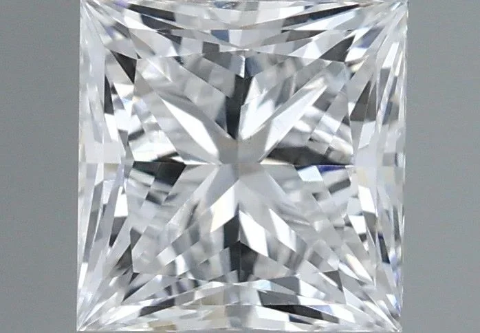 1.04 Carat Princess Shaped, Excellent Cut, D Color, VS1 Clarity, IGI Certified Lab Grown Diamond