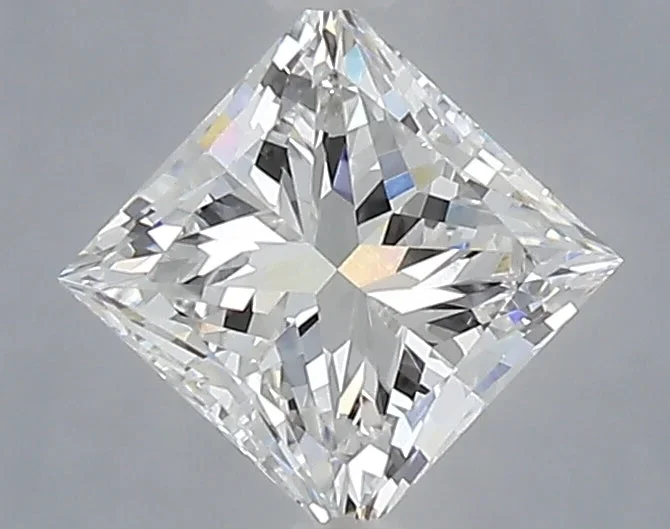 1.04 Carat Princess Shaped, Excellent Cut, F Color, VVS2 Clarity, IGI Certified Lab Grown Diamond