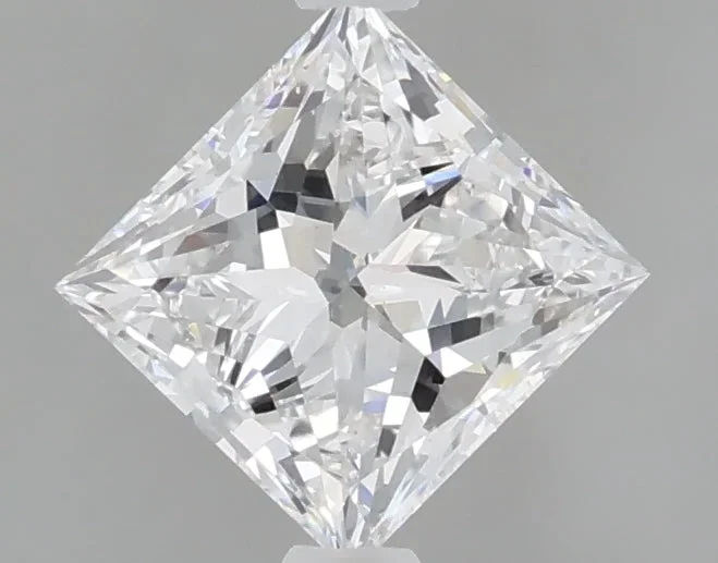 1.04 Carat Princess Shaped, Very Good Cut, D Color, VS1 Clarity, IGI Certified Lab Grown Diamond