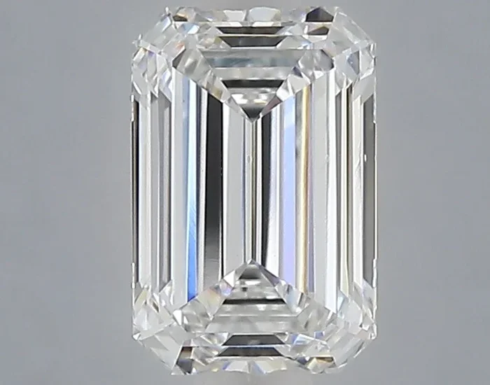 1.05 Carat Emerald Shaped, Ideal Cut, E Color, VS1 Clarity, IGI Certified Lab Grown Diamond