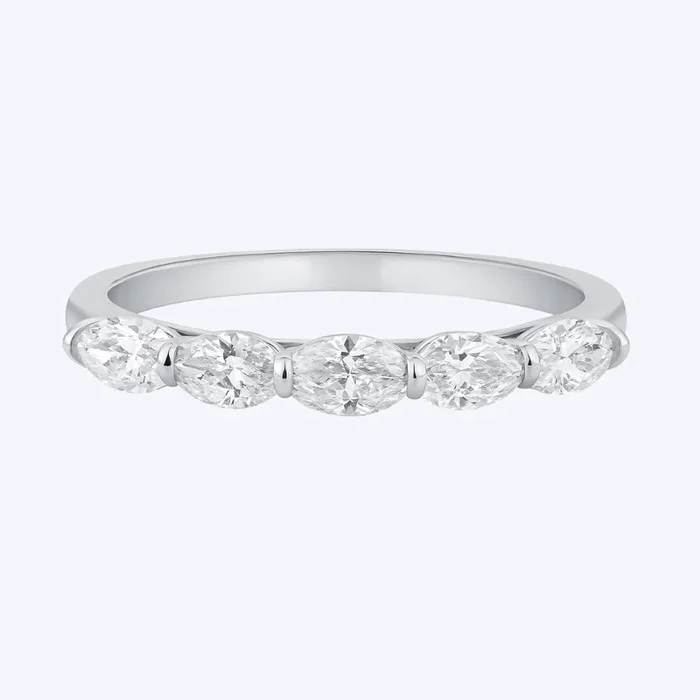 1.05ctw Oval Anniversary Diamond Band