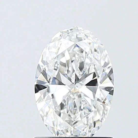 1.07 Carat Oval Shaped, Ideal Cut, E Color, VVS2 Clarity, IGI Certified Lab Grown Diamond