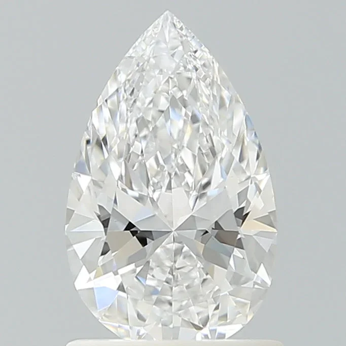 1.07 Carat Pear Shaped, Very Good Cut, D Color, VS1 Clarity, IGI Certified Lab Grown Diamond