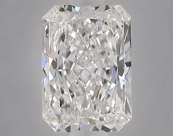 1.08 Carat Radiant Shaped, Ideal Cut, E Color, VVS2 Clarity, IGI Certified Lab Grown Diamond