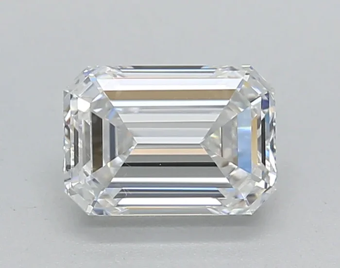 1.13 Carat Emerald Shaped, Ideal Cut, E Color, VS2 Clarity, GIA Certified Lab Grown Diamond