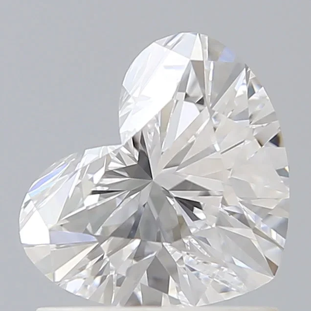 1.13 Carat Heart Shaped, Ideal Cut, D Color, VS1 Clarity, IGI Certified Lab Grown Diamond