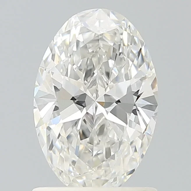 1.13 Carat Oval Shaped, Ideal Cut, E Color, VVS2 Clarity, IGI Certified Lab Grown Diamond