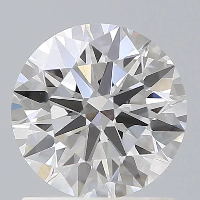1.22 Carat Round Shaped, Ideal Cut, D Color, VS2 Clarity, IGI Certified Lab Grown Diamond