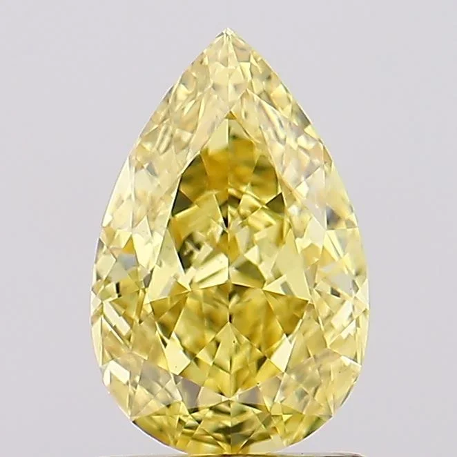 1.23 Carat Pear Shaped, Ideal Cut, VS1 Clarity, IGI Certified Lab Grown Diamond