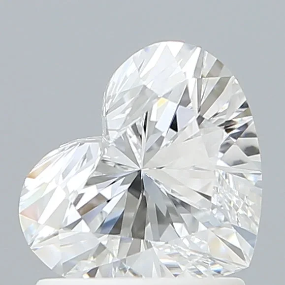 1.29 Carat Heart Shaped, Ideal Cut, E Color, VS1 Clarity, IGI Certified Lab Grown Diamond
