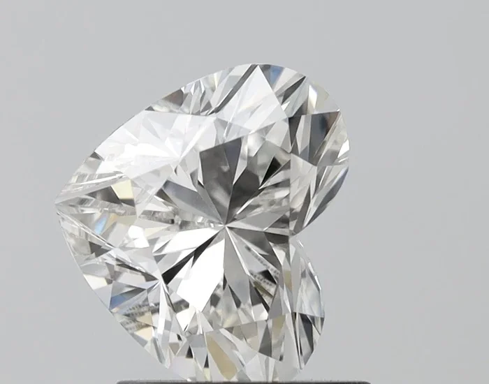 1.32 carat G-VVS2 Heart Cut Lab Grown Diamond