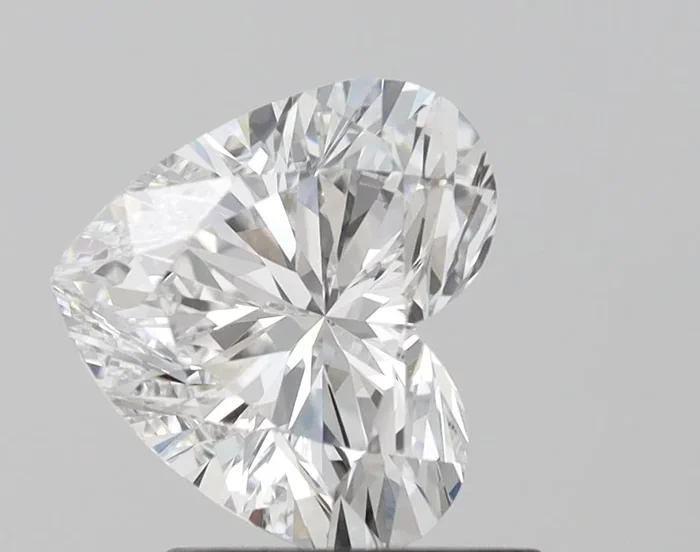 1.33 carat E-VVS2 Heart Cut Lab Grown Diamond