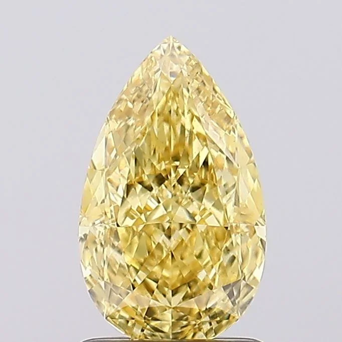 1.36 Carat Pear Shaped, Ideal Cut, VS1 Clarity, IGI Certified Lab Grown Diamond