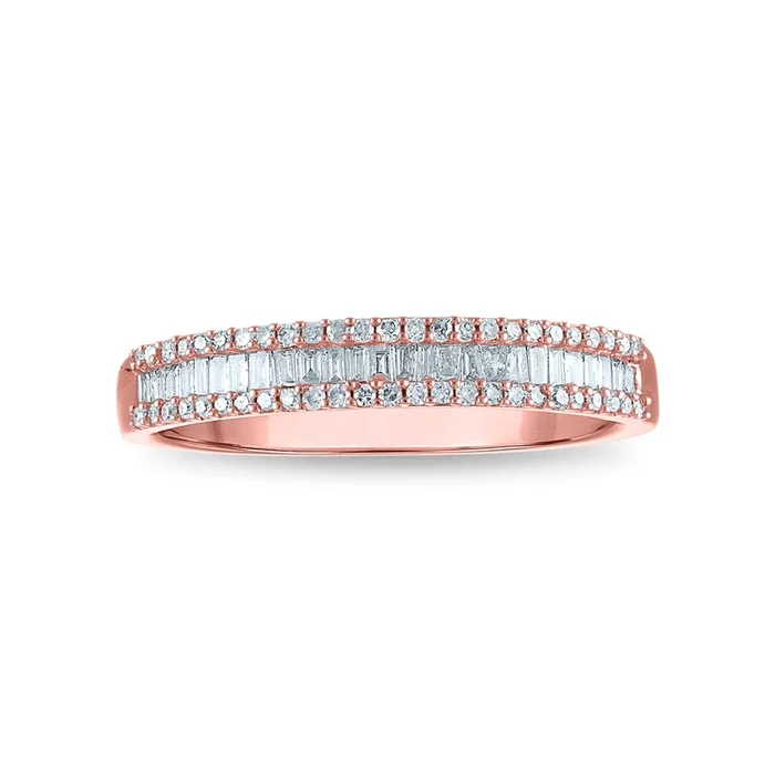 1/4 CTW Natural Diamond Fashion Ring in 10KT Rose Gold