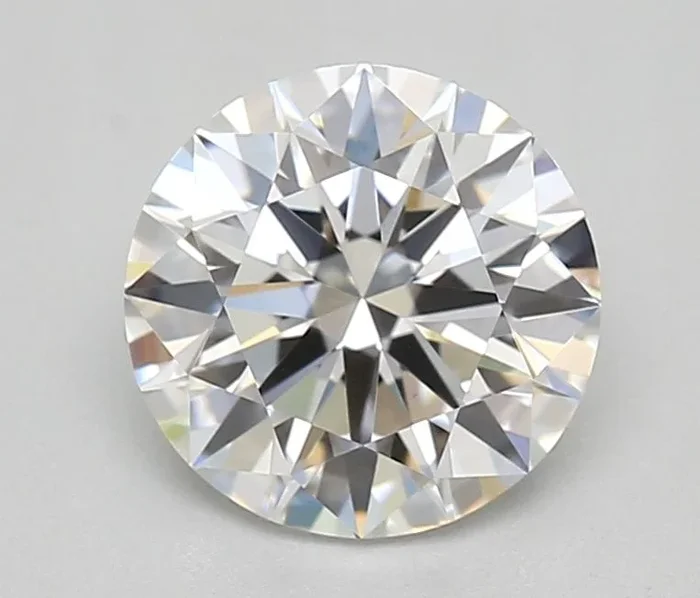 1.42 Carat Round Shaped, Excellent Cut, F Color, VVS2 Clarity, IGI Certified Lab Grown Diamond