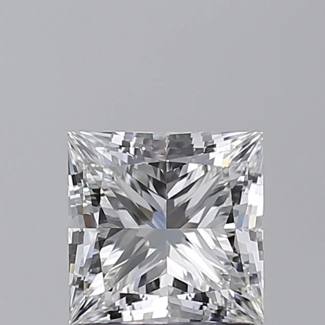1.48 Carat Princess Shaped, Ideal Cut, G Color, VS1 Clarity, IGI Certified Lab Grown Diamond
