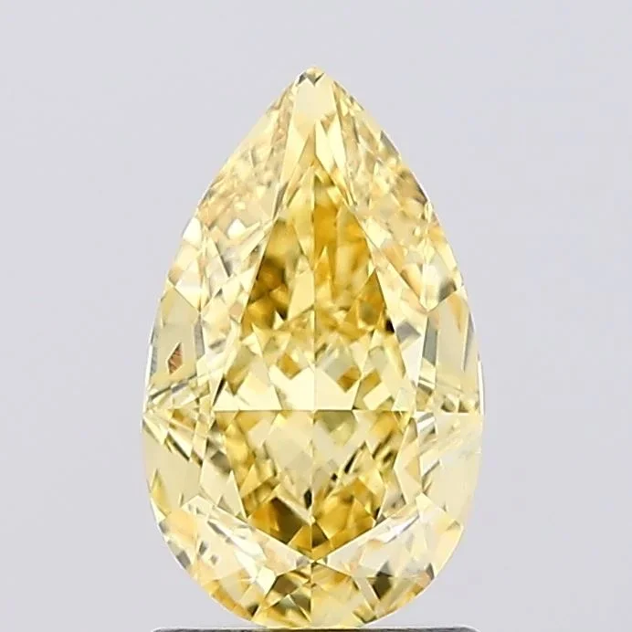 1.50 Carat Pear Shaped, Excellent Cut, VS1 Clarity, IGI Certified Lab Grown Diamond