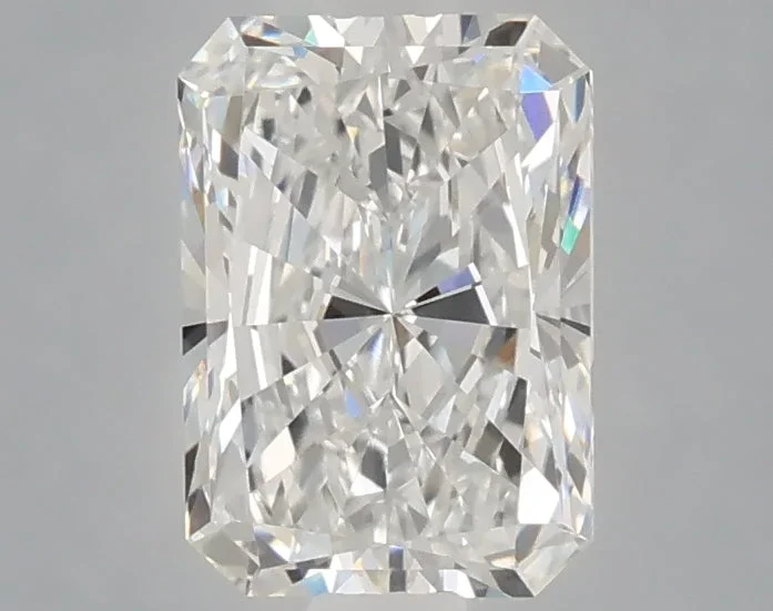 1.51 Carat Radiant Shaped, Excellent Cut, E Color, VVS2 Clarity, IGI Certified Lab Grown Diamond