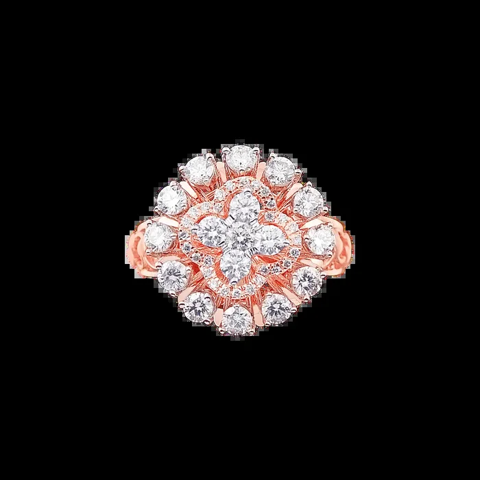 1.52Ct VS-SI/HI Diamond Ring in 14K Rose Gold