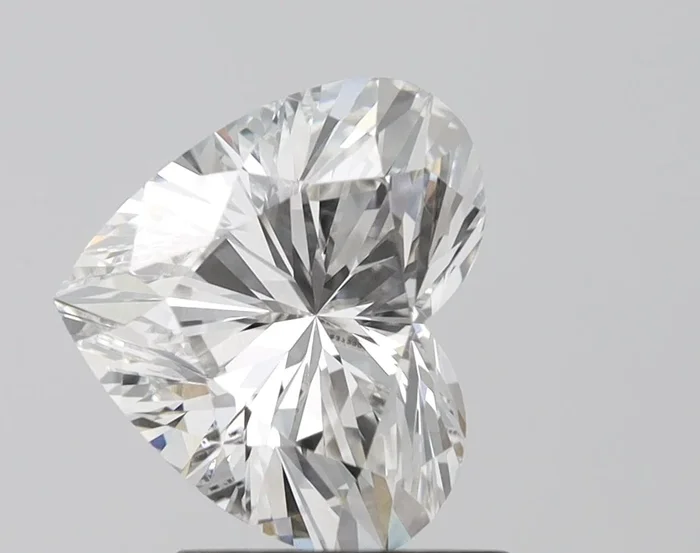 1.74 carat G-VVS2 Heart Cut Lab Grown Diamond