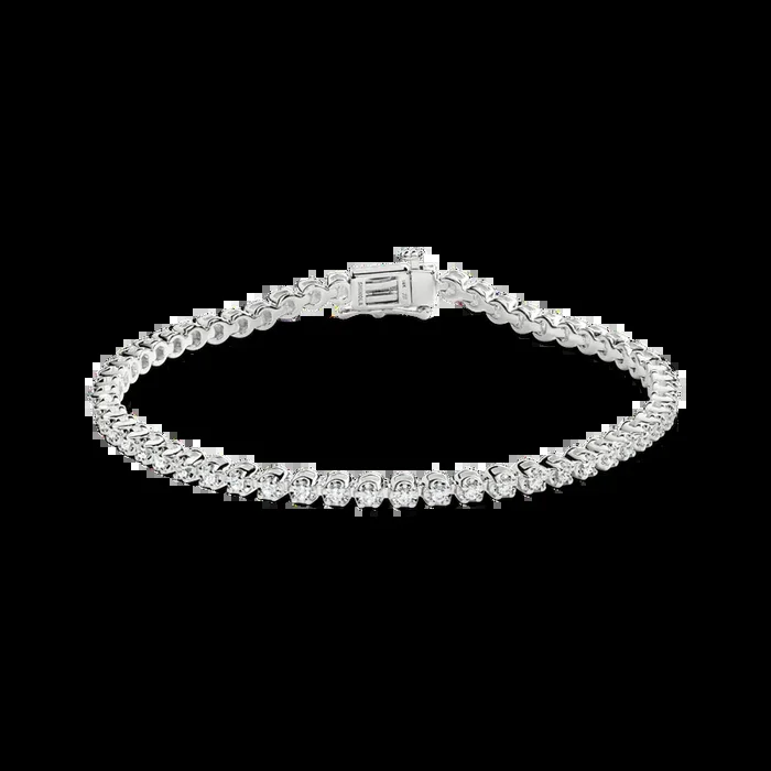 1 Carat 7″ Diamond Tennis Bracelet – White Gold