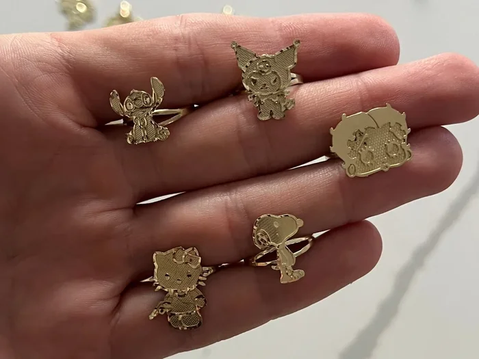 10k Custom Jewelry Line Rings – VOL. 1