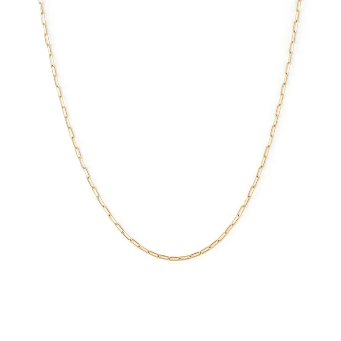 10k Paperclip Necklace