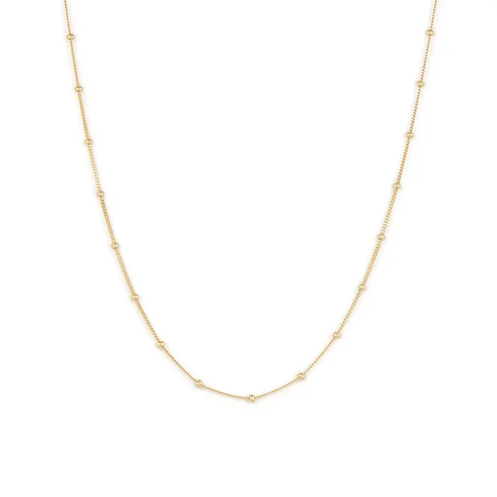 10k Satellite Necklace