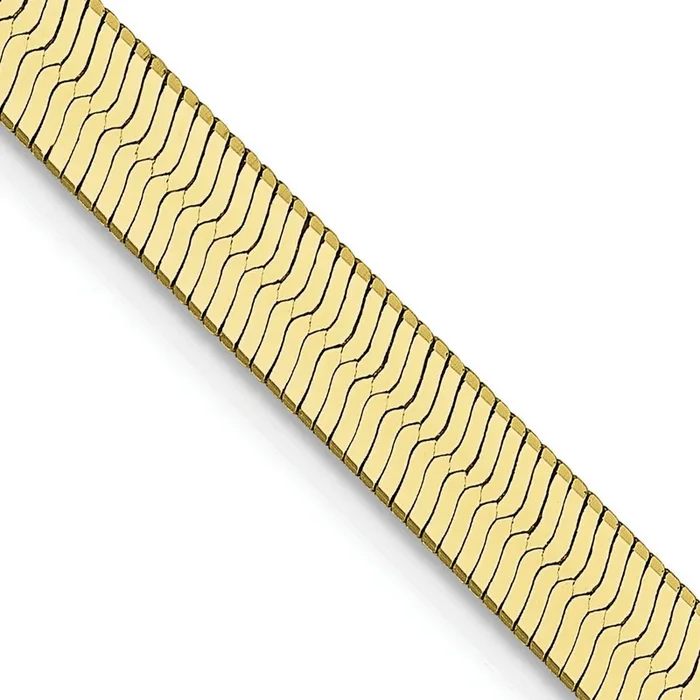 10KT Yellow Gold 18-inch 4MM Herringbone Chain