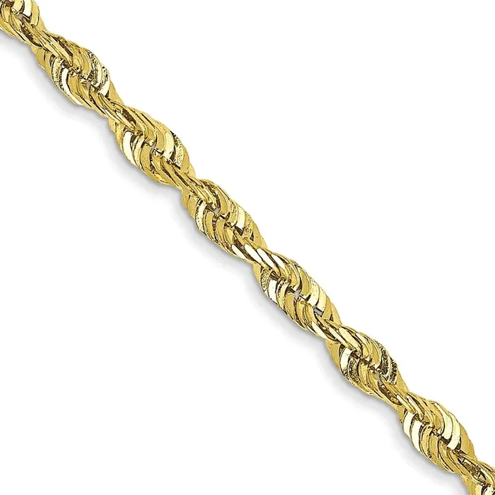 10KT Yellow Gold 20-inch 2.25MM Rope Chain