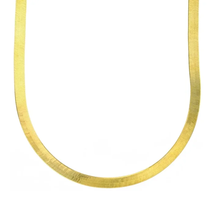 10KT Yellow Gold 22-inch 14MM Herringbone Chain