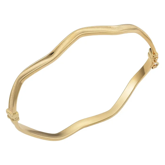 10KT Yellow Gold 7.5-inch Bangle Bracelet