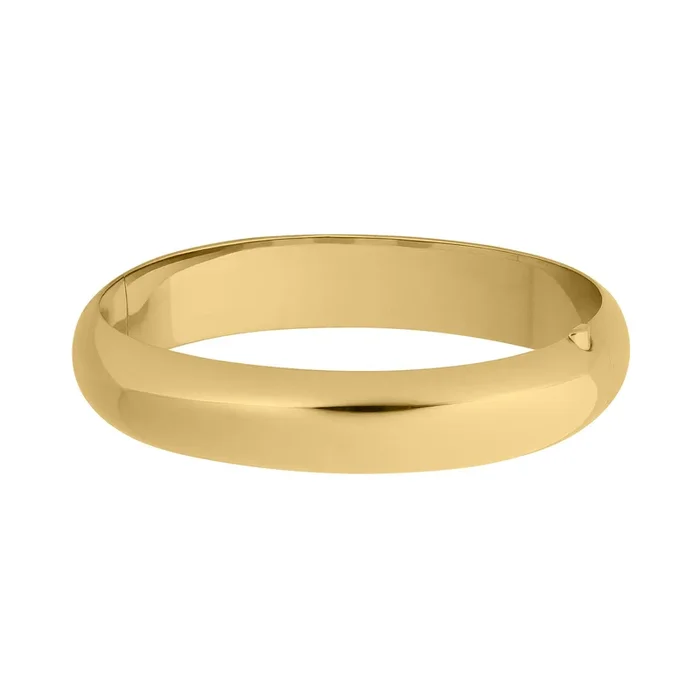 14K Gold-Filled Plain 12mm Bangle