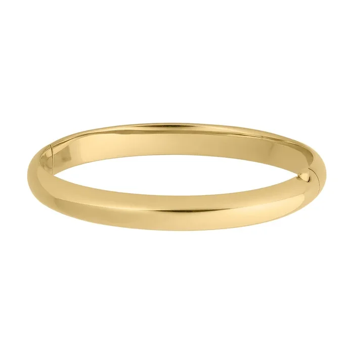 14K Gold-Filled Plain 8mm Bangle